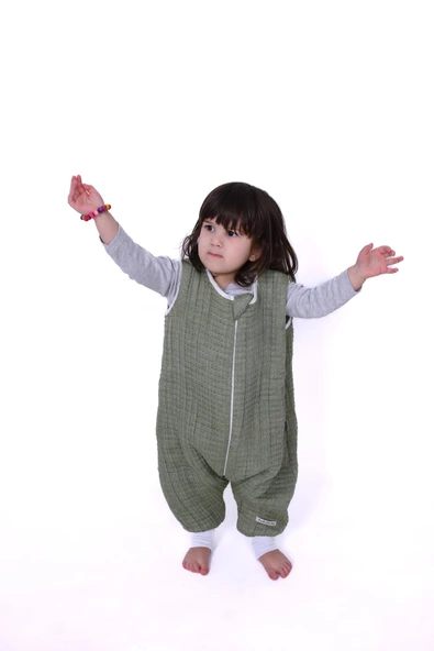 4 Kat Müslin Arası İplik Elyaflı Uyku Tulumu, 1,5 tog (18-22 derece oda sıcaklığı) - 1
