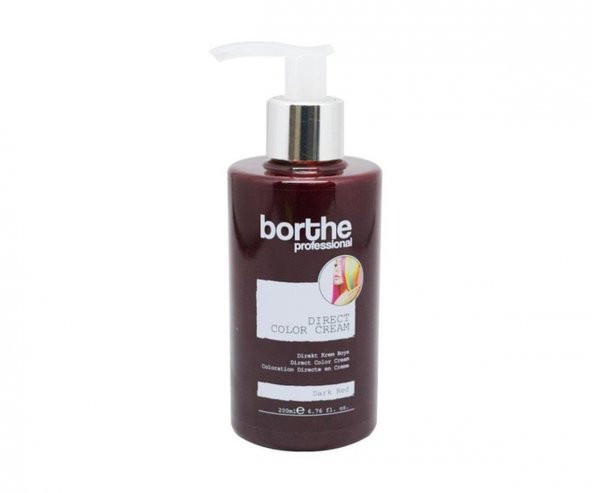 Borthe Direkt Krem Boya Koyu - Kırmızı