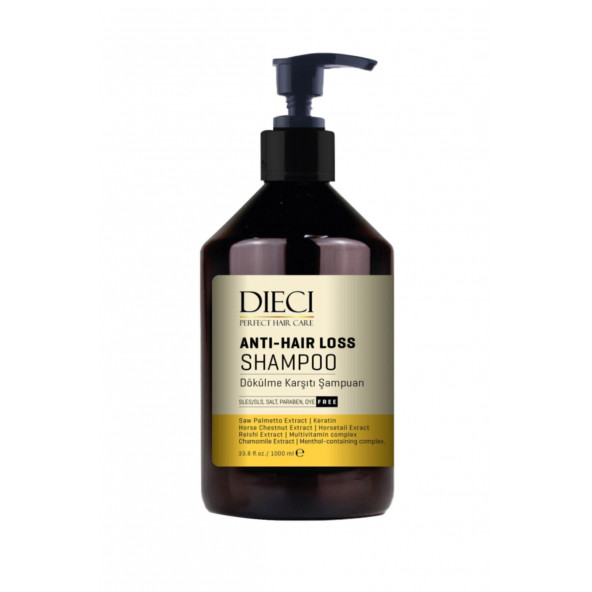 Dieci Dökülme Karşıtı Şampuan 1000 ml 1009DIE