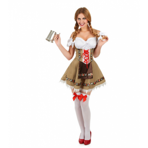 Oktoberfest Alman Kadın Kostümü