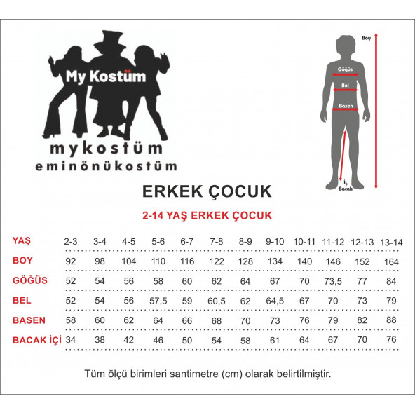Kızılderili Erkek Çocuk Kostümü - 2