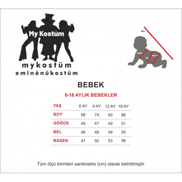 Bebek/Çocuk Turuncu Bambam Moloztaş Kostümü - 2