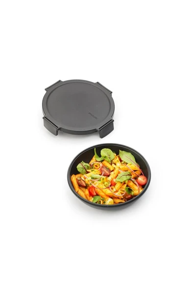 Brabantia MAKE TAKE DARK GREY PLASTİK YEMEK TAŞIMA TABAĞI 1L ürün görseli 1