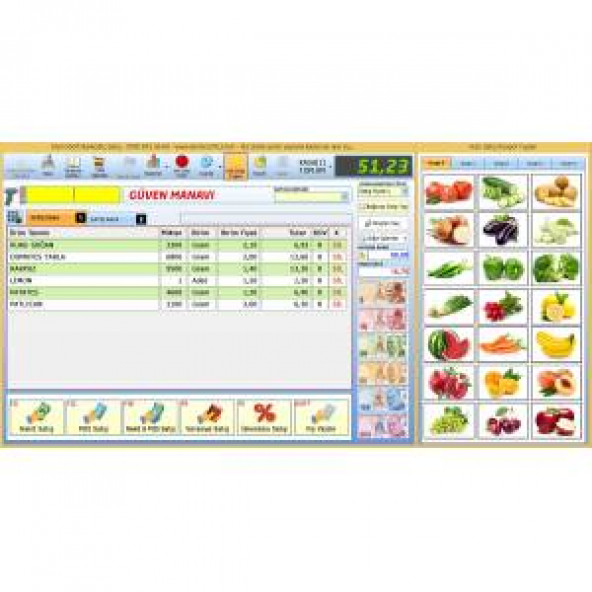 Manav Şarküteri Barkodlu Satış Programı