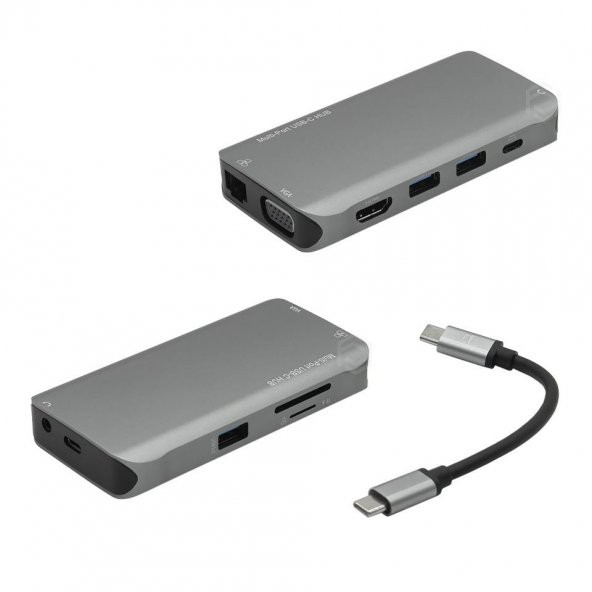 FRISBY FA-7652TC  USB TYPE-C HUB(ÇOKLU BAĞLANTI) - 3