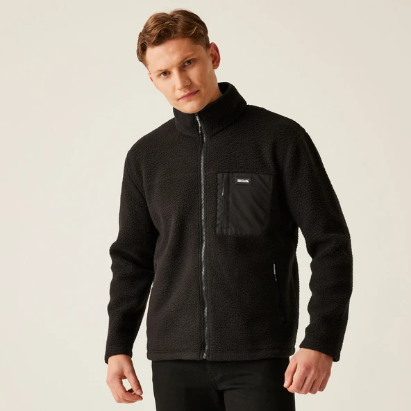 Regatta Frankie Borg Fleece Erkek Polar-SİYAH - Resim 2