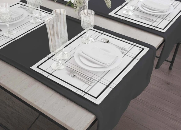 THE MİA AMERİKAN SERVİS 6'LI SET 50X35 CM - 2
