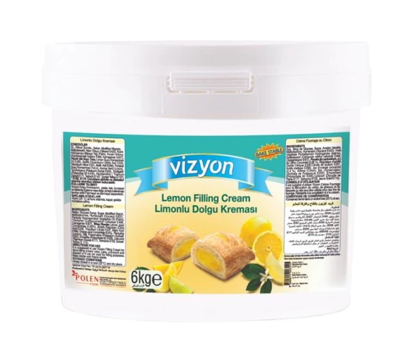 Vizyon Limonlu Dolgu Kreması 6 kg - 1