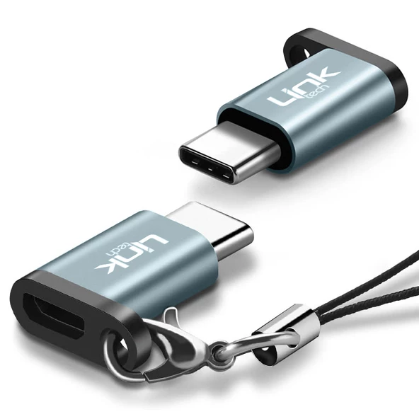 LinkTech O186 Micro to Type-C Dönüştürücü Metal Adaptör - 7