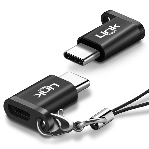LinkTech O186 Micro to Type-C Dönüştürücü Metal Adaptör - 2