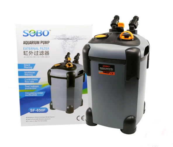 Sobo Akvaryum Dış Filtre 9W. 850 Lt/Saat SF-850F - 2