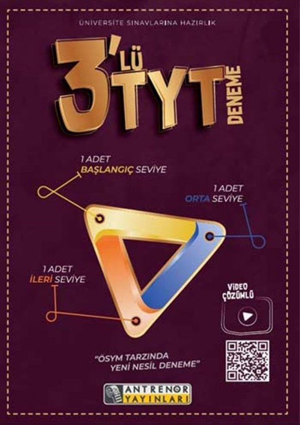 TYT 3 lü Deneme Antrenör Yayınları