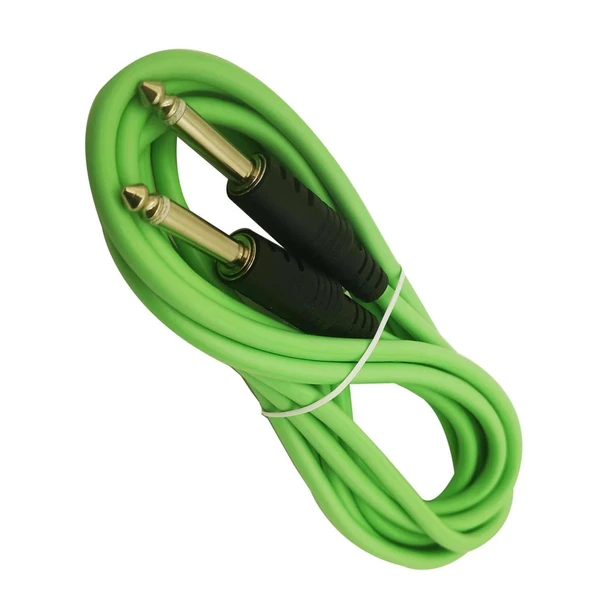 EATECH Anfi Uzatma Kablosu 6.3mm Mono 5 Metre Yeşil