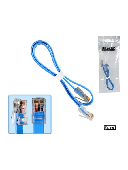 CAT6 PATCH NETWORK ETHERNET KABLO SLİM 30CM (AVD-49)