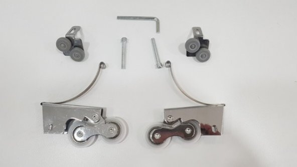 SÜRGÜLÜ RAYLI ALEMİNYUM DOLAP TEKERİ BİLYALI YENİ MODEL