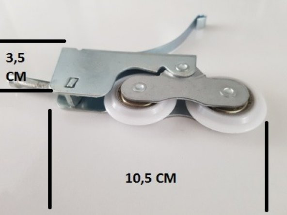 SÜRGÜLÜ RAYLI ALEMİNYUM DOLAP TEKERİ BİLYALI YENİ MODEL - 2
