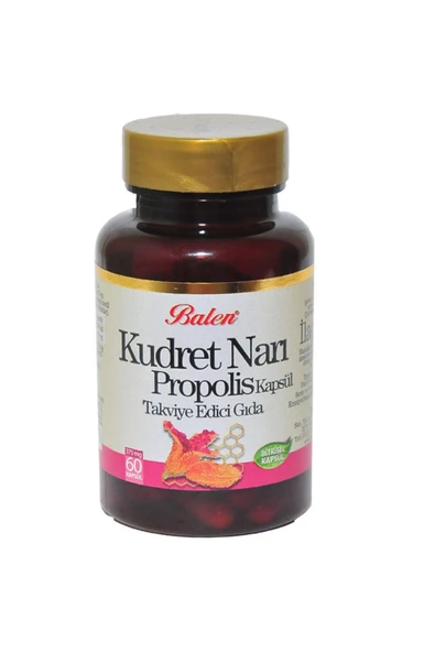 Balen Kudret Narı Propolis 375 mg 60 Kapsül