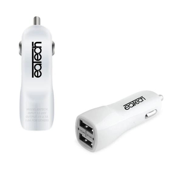 EATECH Araç Şarj Aleti Başlığı 2xUsb