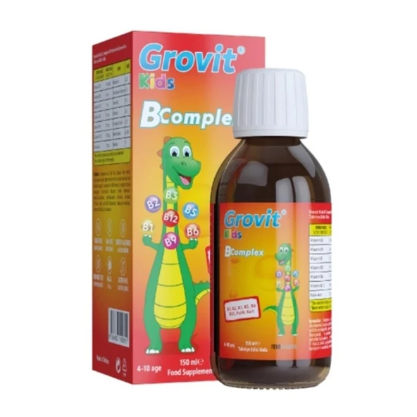 Grovit Kids B Complex Şurup 150 Ml