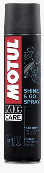 ICON GROUP - MOTUL MC CARE E10 SHINE & GO SPRAY - HIZLI SPREY CİLA - 2023 VE ÜZERİ ÜRETİM TARİHLİ!