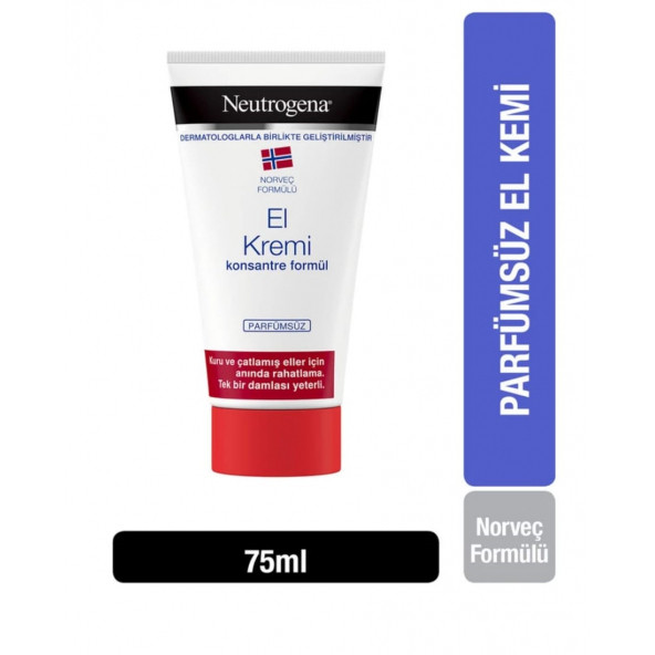Neutrogena Norveç Formülü El Kremi Parfümsüz 75 Ml.