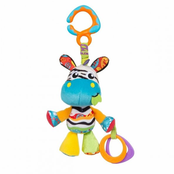 Playgro Munchimal Peluş Aktivite Oyuncağı Zebra 0+Ay