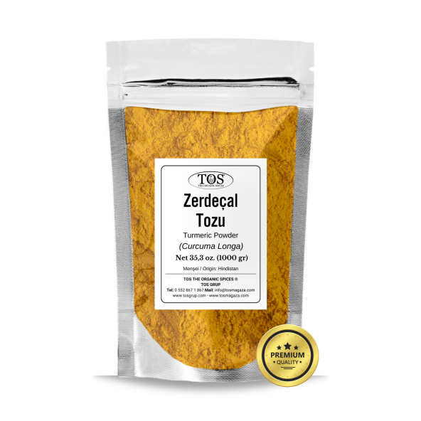 Zerdeçal Tozu 1 kg (1.Kalite) Curcuma Longa