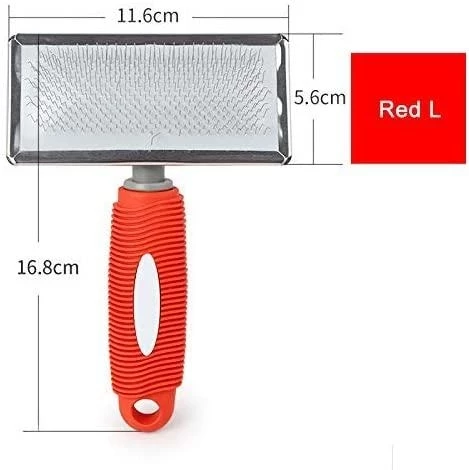Kısa ve Uzun Tüylü Kedi Köpekler İçin Kauçuk Tarak 11.6 cm Large - 3