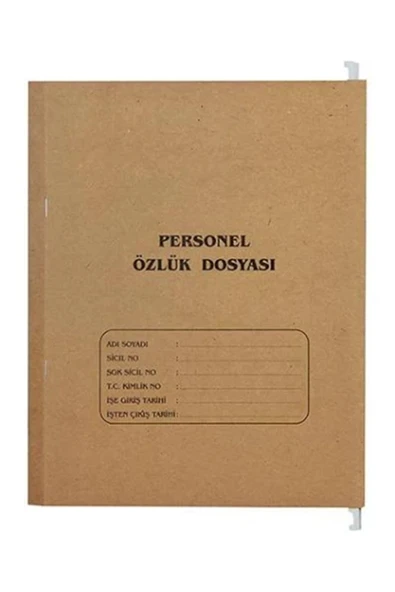Ofix Personel Özlük Dosyası Askılı Telli 24 x 32 cm - 8 Yaprak x 12 Adet