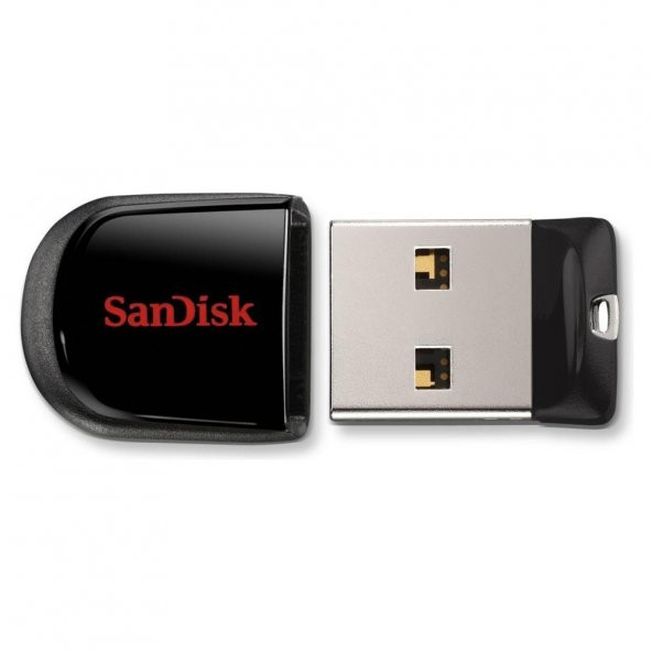 Sandisk SDCZ33-064G-G35 64GB Cruzer Fit 2.0 Flash Bellek - 1
