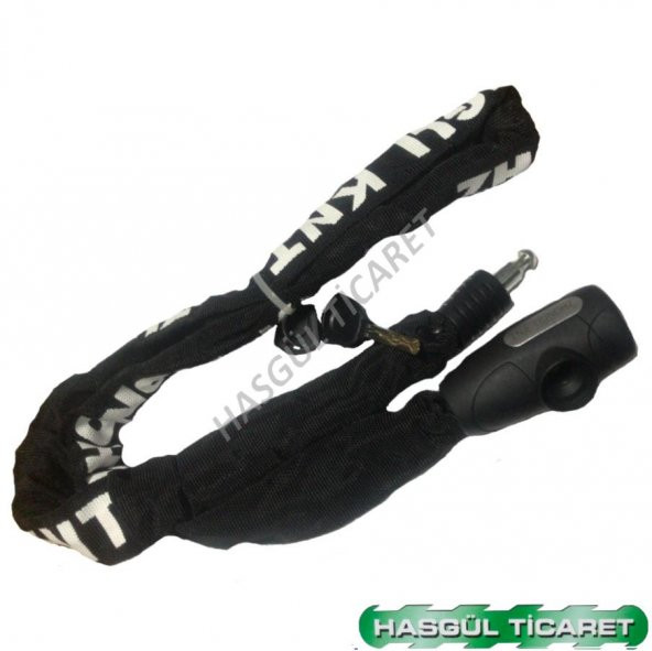 Hsgl Bisiklet 4mm X 120cm Anahtarlı Zincir Kilit