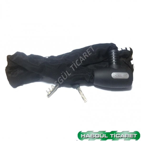 Hsgl Bisiklet 4mm X 120cm Anahtarlı Zincir Kilit - 2