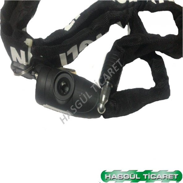 Hsgl Bisiklet 4mm X 120cm Anahtarlı Zincir Kilit - 3