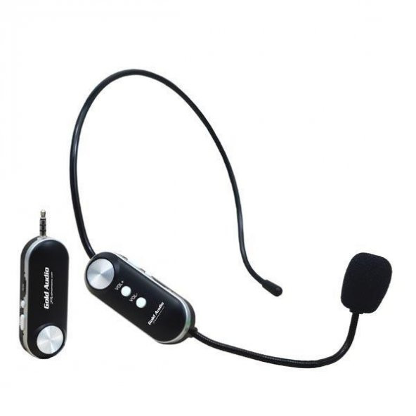 Gold Audio GX-901 Cep Telefonu Kamera Telsiz UHF Kafa Mikrofonu
