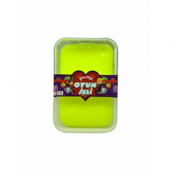 Yum Toys - Oyun Jeli - Slime - 400 gr - Neon sarı
