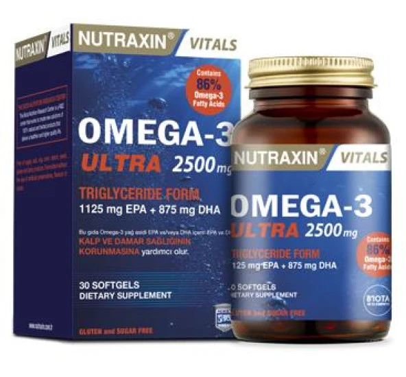 Nutraxin Omega-3 Ultra 2500 mg 8680512628217