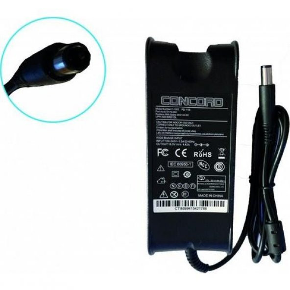 ADAPTÖR CONCORD C-1503 DELL 19.5V 4.62A 90W 7.4*5.0 ŞARJ CİHAZI - 3
