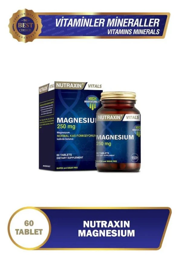 Nutraxin Magnesium 250 mg 8680512627999