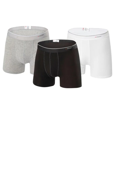 Erdem Erkek Lcyralı Boxer Karışık Renk 6 Adet - 1491   XL Karışık Renk - Resim 2