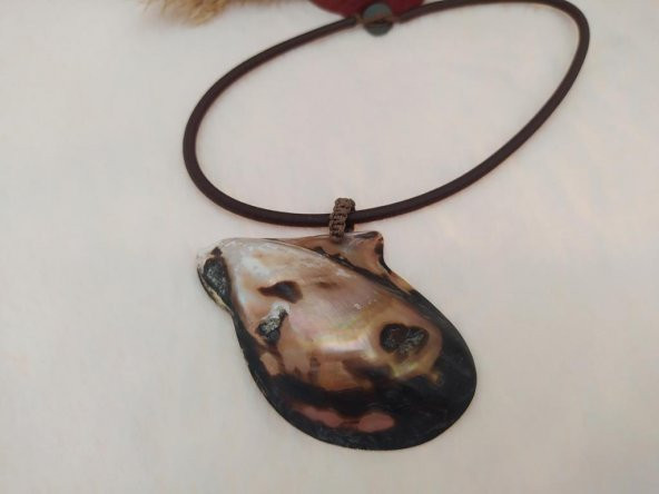 Kolye Midye Kabuğundan Ayarlanabilir Yerli kabile kolyesi - 2