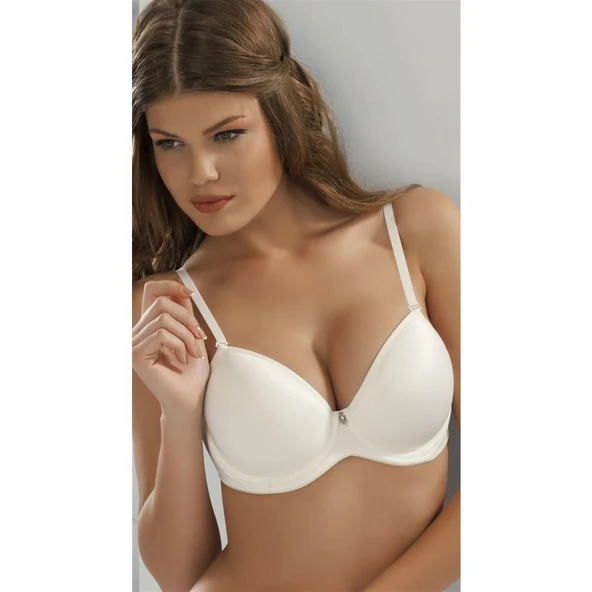 Le Jardin Felalty Soft Cup Mikro Büyük Beden Sütyen 9700  Ten 105B - Resim 5