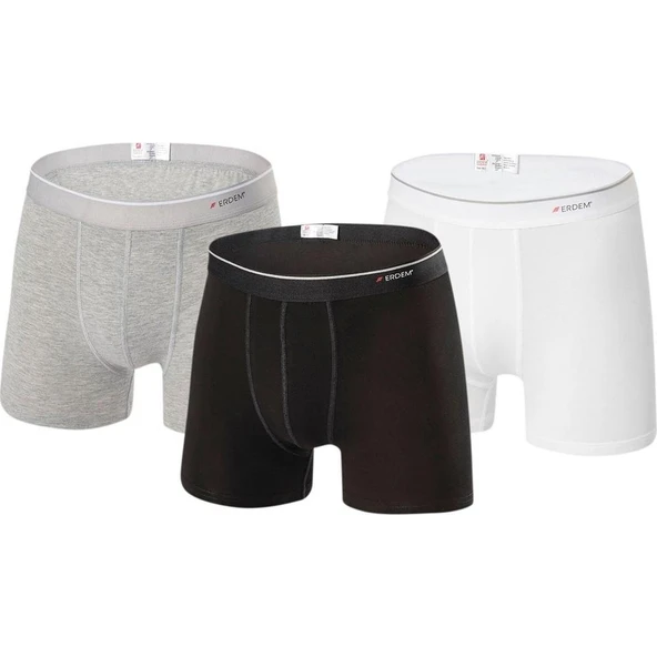 3'Lü ERDEM 1491 ERKEK LYCRALI BOXER  XL Karışık Renk ürün görseli