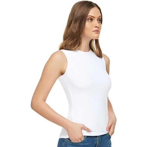 3'Lü Tutku Elit 2201 Elestan Bayan Sıfır Kol Atlet  Siyah M - Resim 3