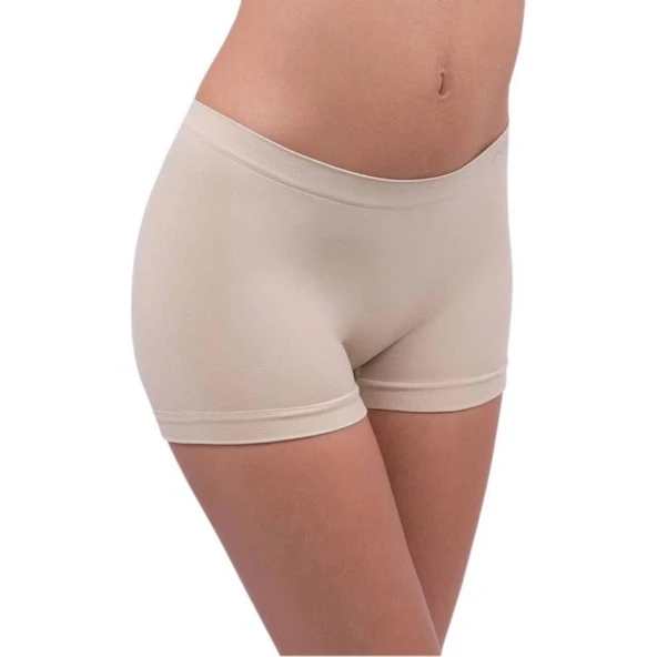 Elite Life 835 Kadın Şort Boxer Korse  Siyah M - L - Resim 3