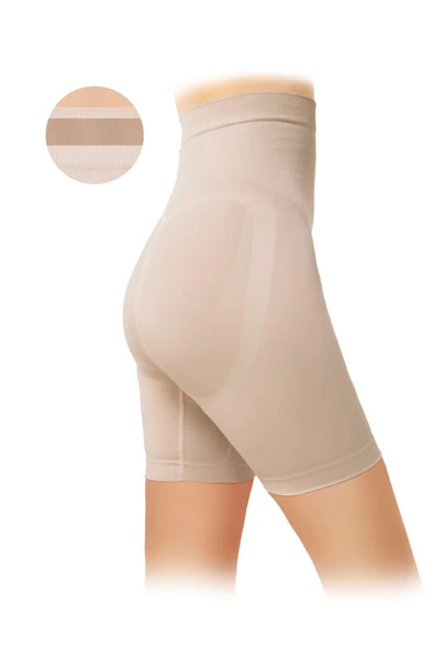 Elite Life Dikişsiz Silikonlu Klasik Kadın Korse - 880   XL Ten - Resim 5