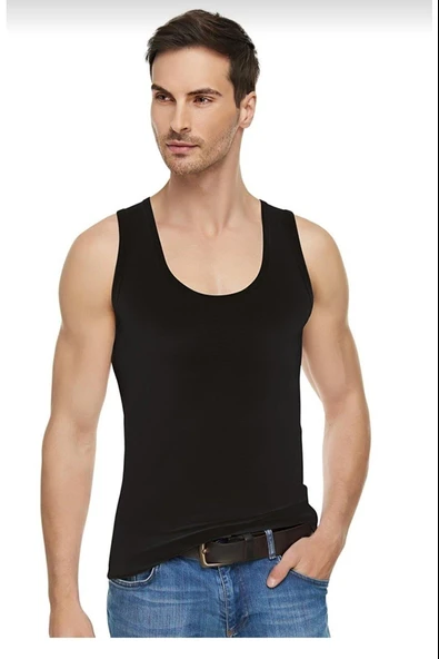 TUTKU ELİT 1304 Erkek Rambo Atlet - 1 Adet  Beyaz 2XL - Resim 7