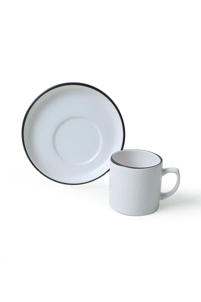 Keramika Simply Nordic Kahve Takımı 12 Parça 6 Kişilik 19985 - Resim 4