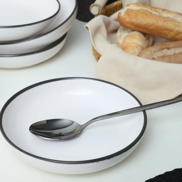 Keramika Simply Nordic Yemek Tabağı 18 Cm 6 Adet 19985