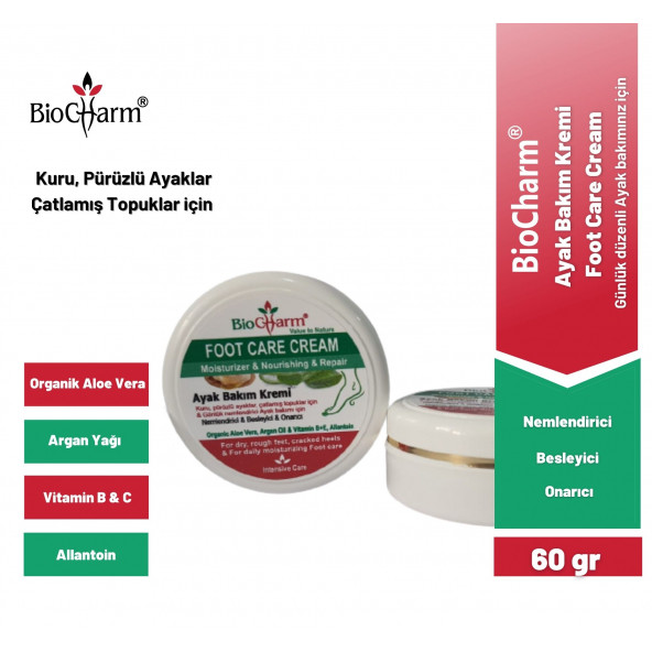 BioCharm Ayak Bakım Kremi / Foot Care Cream 60 g