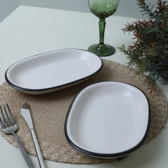 Keramika Simply Hitit Kayık Tabak 22 Cm 2 Adet 19985
